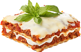 lasagne png avec ai généré.