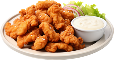 Karaage png with AI generated.