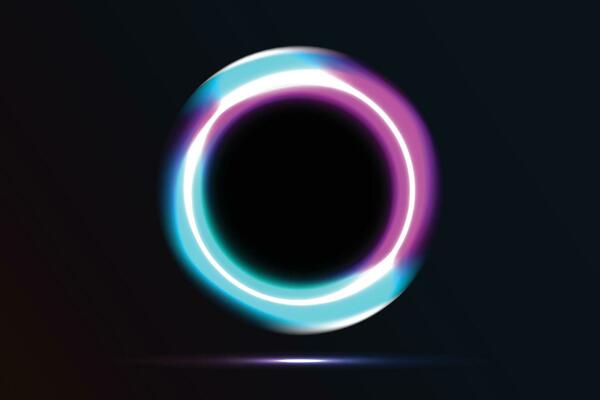 circular neon wallpaper, neon background, circular neon with lighting background
