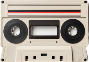 Cassette tape png with AI generated.