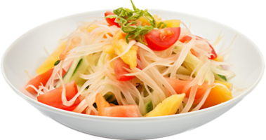 Green Papaya Salad png with AI generated.