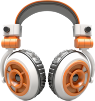 Headphone png with AI generated.
