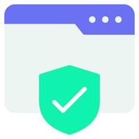 Web Security Icon vector