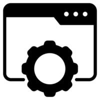 Website Maintenance Icon vector