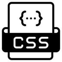 CSS Styling Icon vector