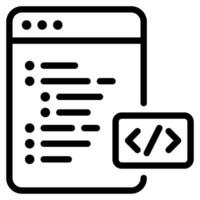 Backend Development Icon vector