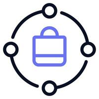 E-commerce Integration Icon vector