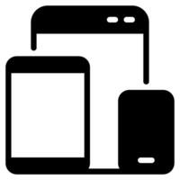 Responsive Web Design Icon vector