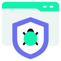 Malware Defense Icon illustration vector