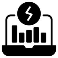 Energy Monitoring Icon vector