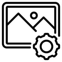 Image Optimization Icon vector