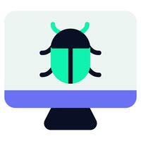 Code Debugging Icon vector