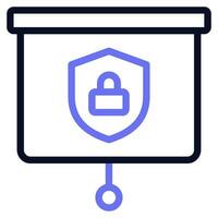 Cybersecurity Training Icon illustration vector