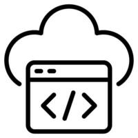Cloud Deployment Icon vector