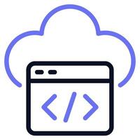 Cloud Deployment Icon vector
