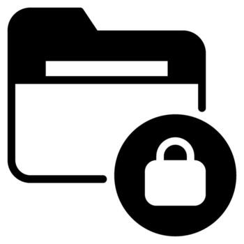 Data Encryption Icon vector
