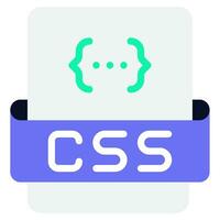CSS Styling Icon vector