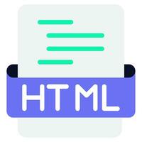 html codificación icono vector