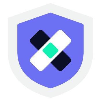 Security Patch Icon illustration vector