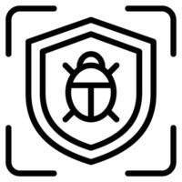 Cyber Threat Detection Icon illustration vector