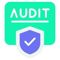 Cybersecurity Audit Icon illustration vector