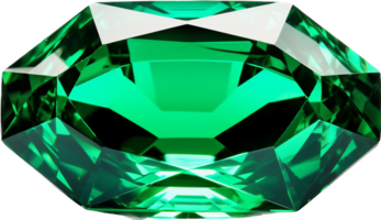 Emerald png with AI generated.