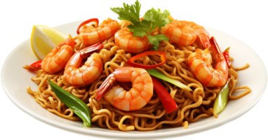 mie goreng PNG met ai gegenereerd.