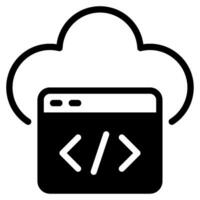 Cloud Deployment Icon vector