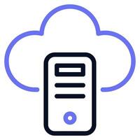 Cloud Load Balancing Icon vector
