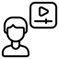 Virtual Training Icon vector