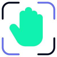 Hand Tracking Icon vector