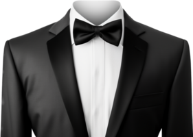 Tuxedo png with AI generated.