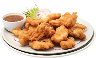 karaage png com ai gerado.