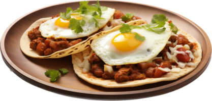 huevos rancheros png med ai genererad.