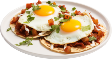 Huevos rancheros png with AI generated.