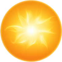 Sun png with AI generated.