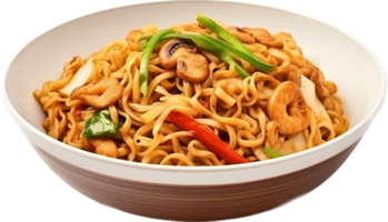 mie goreng PNG met ai gegenereerd.