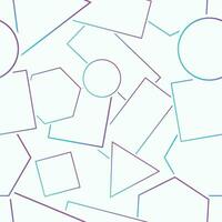 Abstract geometric seamless pattern vector