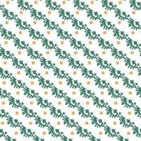 Jamdani sari border pattern design. Vector seamless fabric pattern design.