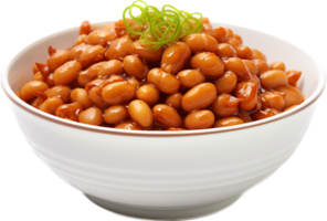 Natto png with AI generated.