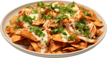 Chilaquiles png with AI generated.