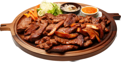 Galbi png con ai generato.