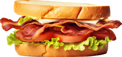 Bacon Sandwich png con ai generato.