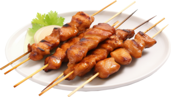 Satay png with AI generated.