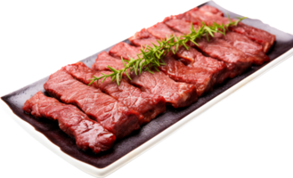 yakiniku png com ai gerado.