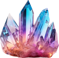 Crystal png with AI generated.