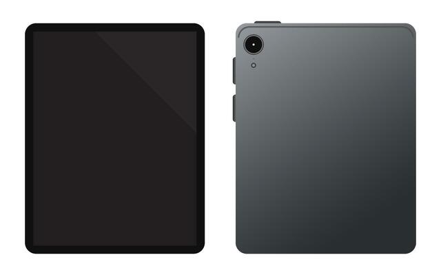 tablet icon on a white background for mockup. vector illustration elements