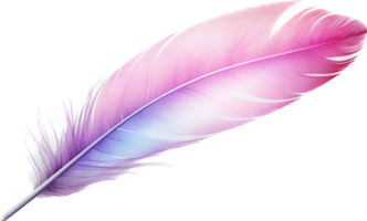 Feather png with AI generated.