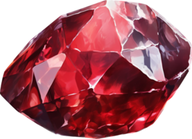 Garnet png with AI generated.