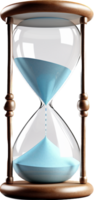 Hourglass png with AI generated.